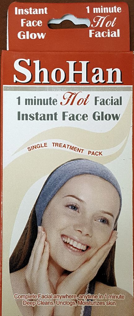 1 Minute Hot Facial Treatment - 3 Pack