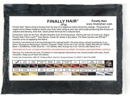 FINALLY HAIR REFILL FIBERS BLACK 57 GM. 800x600 DSC 5141