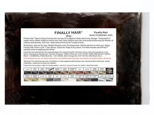 FINALLY HAIR REFILL FIBERS DARK CHOCOLATE BROWN 57 GR. 800X600 DSC 5125