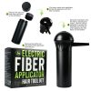the different parts of the rechargeable electric hair fiber sprayer