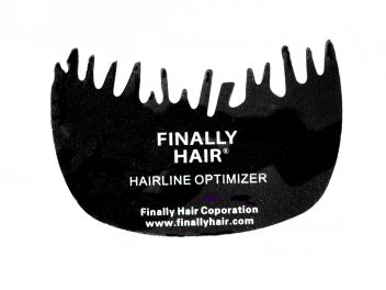 picture of the hairline optimizer comb tool that comes with the electric sprayer in the kit.