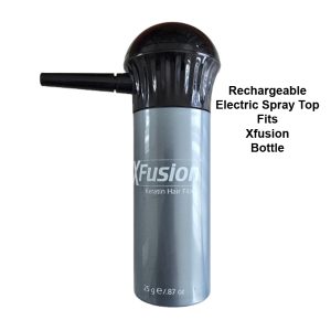 picture of Xfusion 25 gram bottle with sprayer top attached. It also works on their 27.5 bottles
