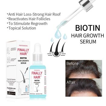 New! Biotin + Collagen + Caffeine Hair Growth Serum for Women