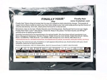 Refill Bag - Hair Building Fiber - 25 Gram Thickener - Fiber Refill