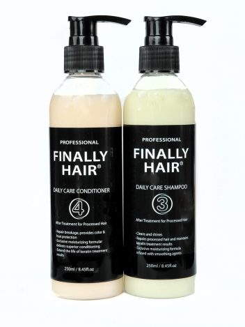 Sulfate Free Shampoo & Conditioner For Permed/Straightened Hair